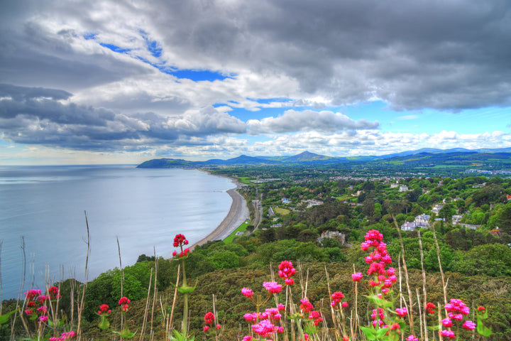 Blog about CBD Gummies Ireland, Image looking over Killiney Bay, Co Wicklow