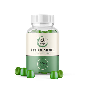 10mg CBD Apple Gummies, THC free by Full Circle Hemp Ireland