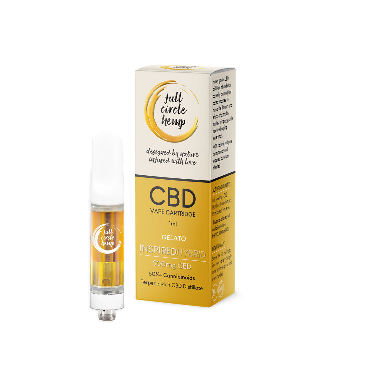 Cbd Hemp Isolate Vape Cartridge For Sale Magnolia Hemp 25:1 CBD:THC  Disposable 3g