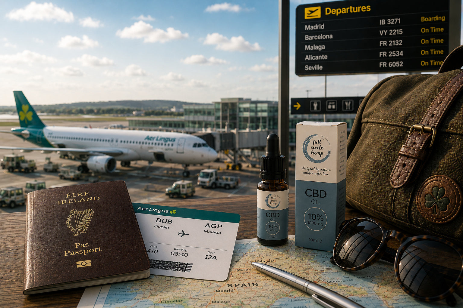 Travelling with CBD Oil from Ireland: What You Need to Know